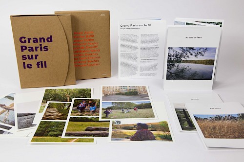 PLUIE-VRY : Conception et r&eacute;alisation d&rsquo;un coffret comportant 3 leporellos, un livret 32 pages et 15 cartes postales